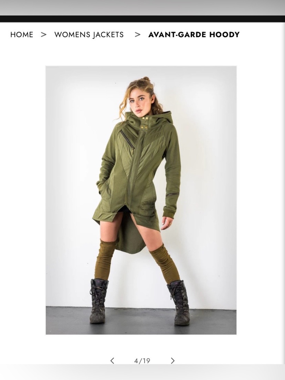 Hoody Jacket - Olive Green